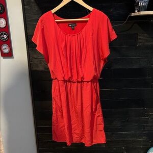 I.N. Studio Vibrant Red Mini Dress